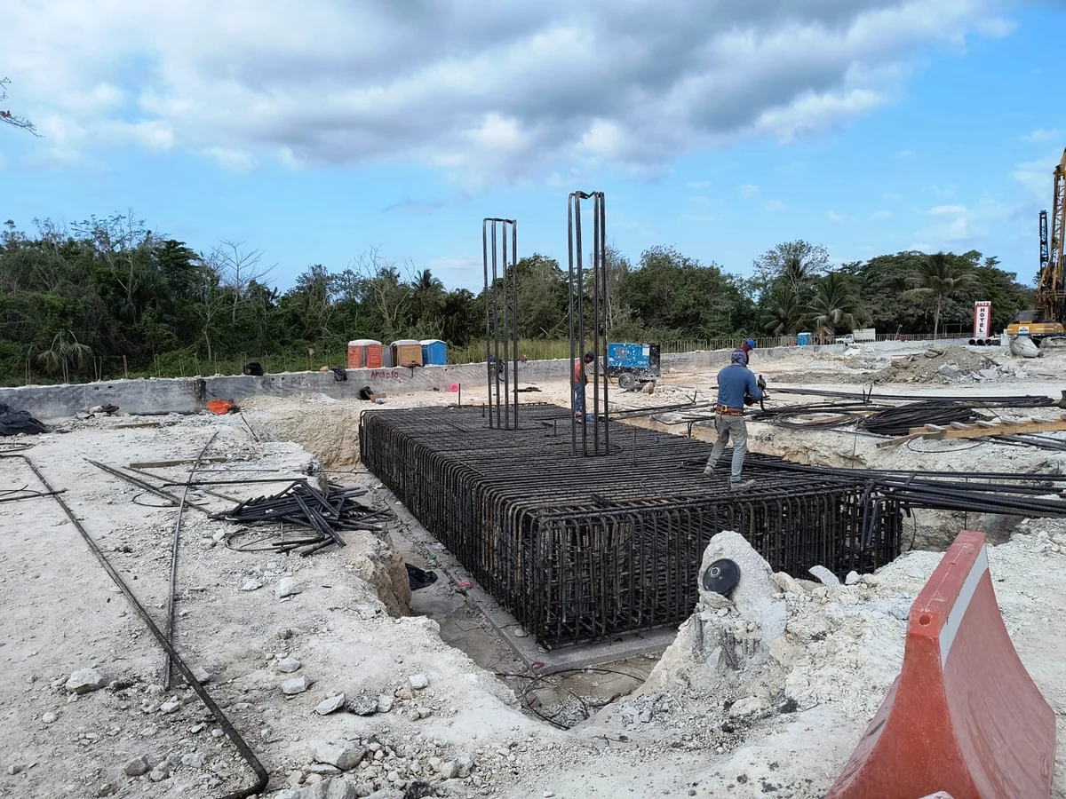 Reinforcement assembly for foundations · Tren Maya 2024